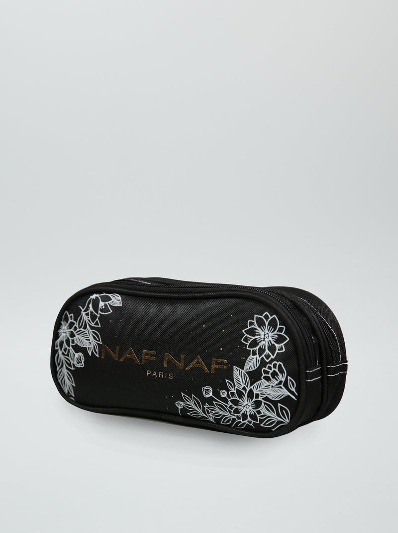 Estuche 'NafNaf' de tela NEGRO - Kiabi