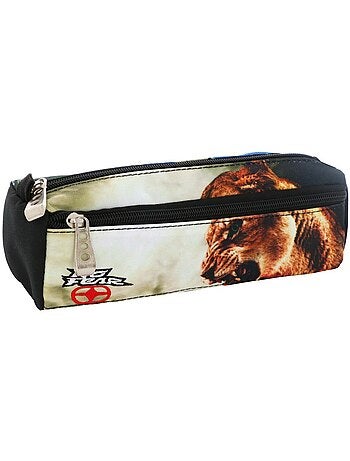 Estuche no fear con motivo de león del desierto