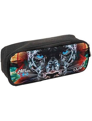 Estuche no fear puma 2 cremalleras 23 cm