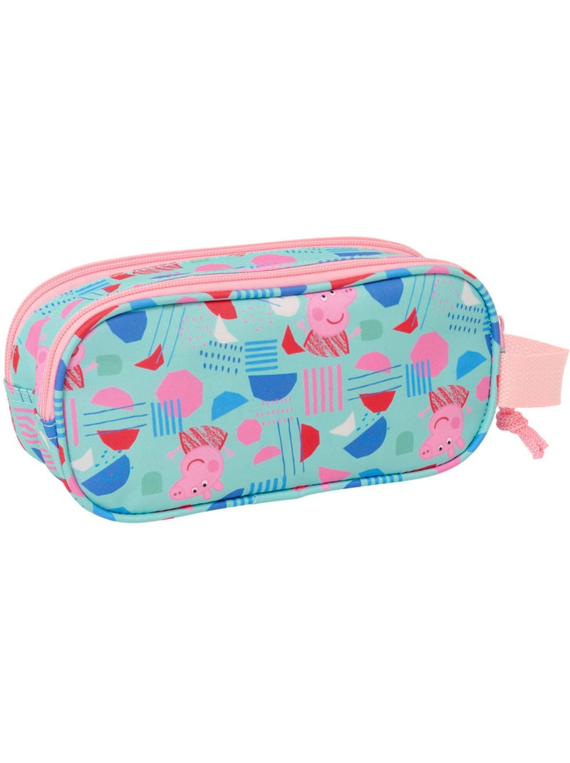 Estuche peppa pig 3d acolchado efecto neopreno Menta - Kiabi