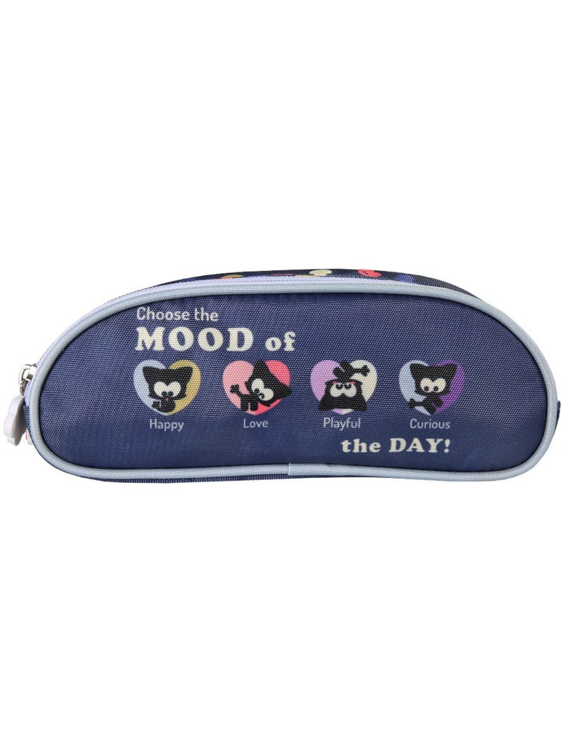 Estuche perro y gato – chacha judía 2 compartimentos – 22 cm Azul marino - Kiabi