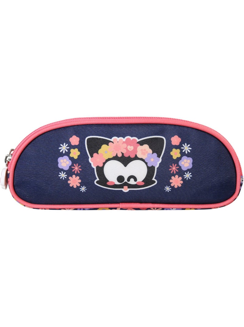 Estuche perro y gato – chacha judía 2 compartimentos – 22 cm Azul Rosa - Kiabi
