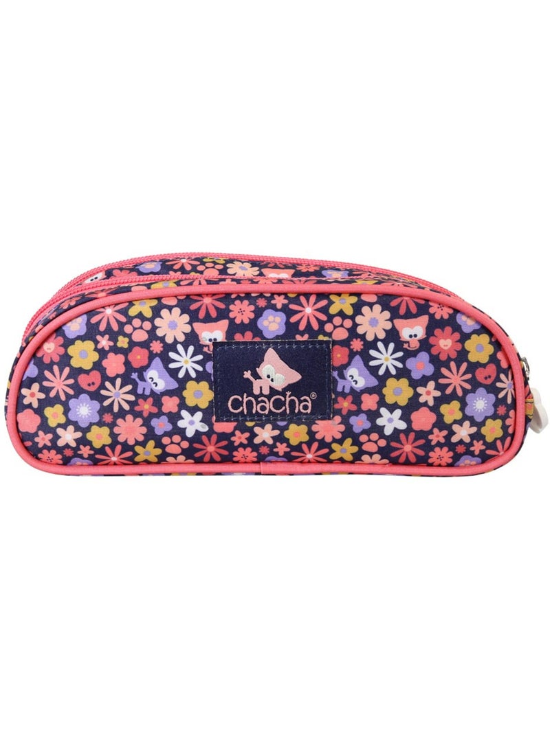 Estuche perro y gato – chacha judía 2 compartimentos – 22 cm Azul Rosa - Kiabi
