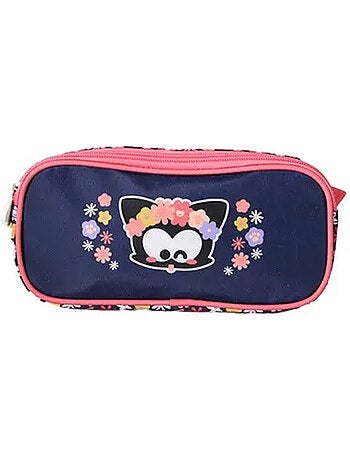 Estuche perro y gato – rectangular chacha 2 compartimentos – 22 cm