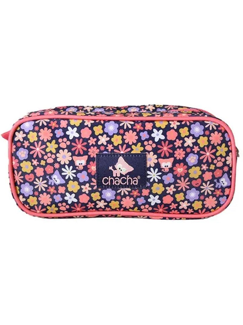 Estuche perro y gato – rectangular chacha 2 compartimentos – 22 cm Multicolor - Kiabi