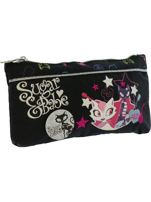 Estuche plano sugar & babe gatos pop-rock 21 cm - Kiabi Estuche plano sugar & babe gatos pop-rock 21 cm - Kiabi