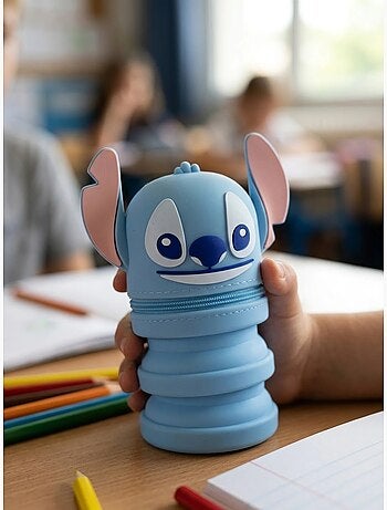 Estuche portalápices resistente stitch disney