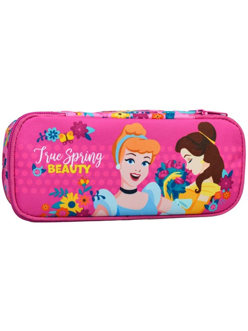 Estuche princesas disney beauty 2 compartimentos 23 cm - Kiabi