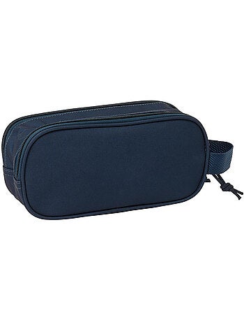 Estuche real madrid 3d moldeado 2 compartimentos safta