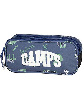 Estuche rectangular 2 compartimentos con cremallera 'lost tiger' – camps