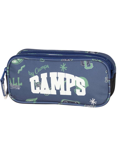 Estuche rectangular 2 compartimentos con cremallera 'lost tiger' – camps - Kiabi Estuche rectangular 2 compartimentos con cremallera 'lost tiger' – camps - Kiabi