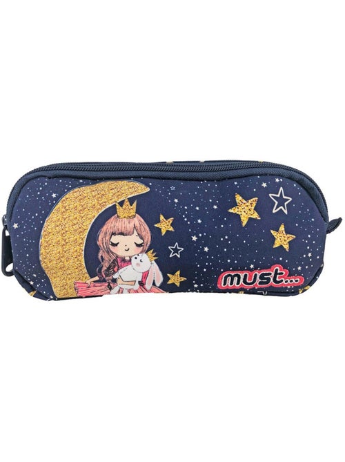 Estuche rectangular 2 compartimentos girl moon 21 cm - Kiabi Estuche rectangular 2 compartimentos girl moon 21 cm - Kiabi