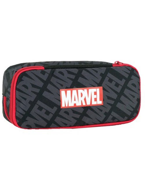 Estuche rectangular 2 compartimentos 'marvel' con cremallera rojo marvel - Kiabi Estuche rectangular 2 compartimentos 'marvel' con cremallera rojo marvel - Kiabi