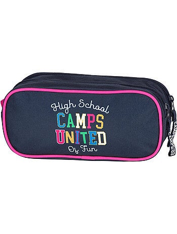 Estuche rectangular 22 cm 2 compartimentos con cremallera - camps