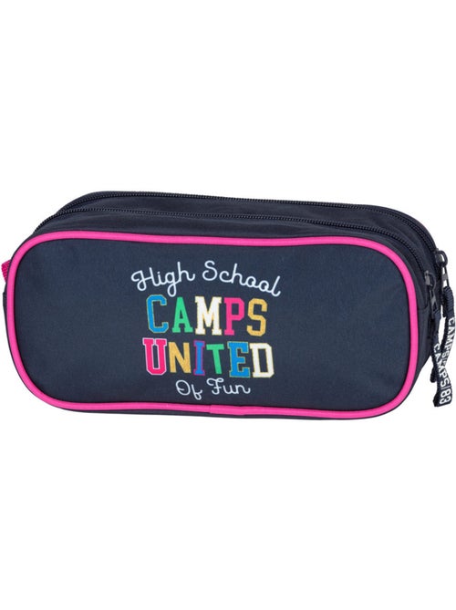 Estuche rectangular 22 cm 2 compartimentos con cremallera - camps - Kiabi Estuche rectangular 22 cm 2 compartimentos con cremallera - camps - Kiabi