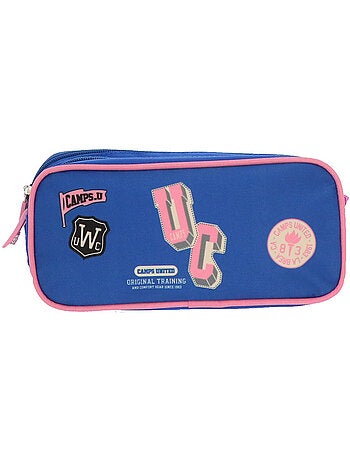 Estuche rectangular 22 cm con 2 compartimentos con cremallera – camps