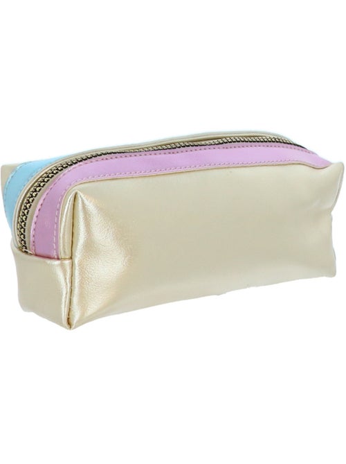 Estuche rectangular 22 cm dos compartimentos cremallera marshmallow - Kiabi Estuche rectangular 22 cm dos compartimentos cremallera marshmallow - Kiabi