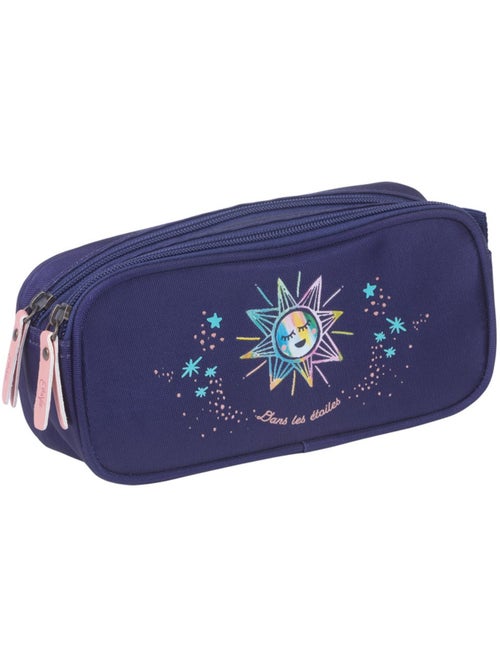 Estuche rectangular 22 cm ettavee con doble compartimento - Kiabi Estuche rectangular 22 cm ettavee con doble compartimento - Kiabi