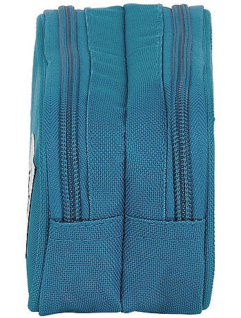 Estuche rectangular blackfit8 cmp de lona 2 compartimentos