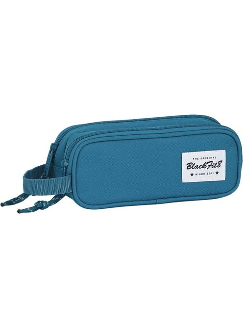 Estuche rectangular blackfit8 cmp de lona 2 compartimentos - Kiabi Estuche rectangular blackfit8 cmp de lona 2 compartimentos - Kiabi