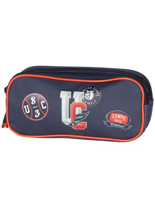 Estuche rectangular camps 22 cm – 2 compartimentos con cremallera, pvc - Kiabi Estuche rectangular camps 22 cm – 2 compartimentos con cremallera, pvc - Kiabi