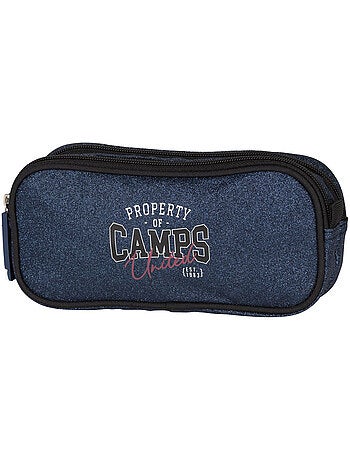 Estuche rectangular camps 22 cm con 2 compartimentos de cremallera - camps