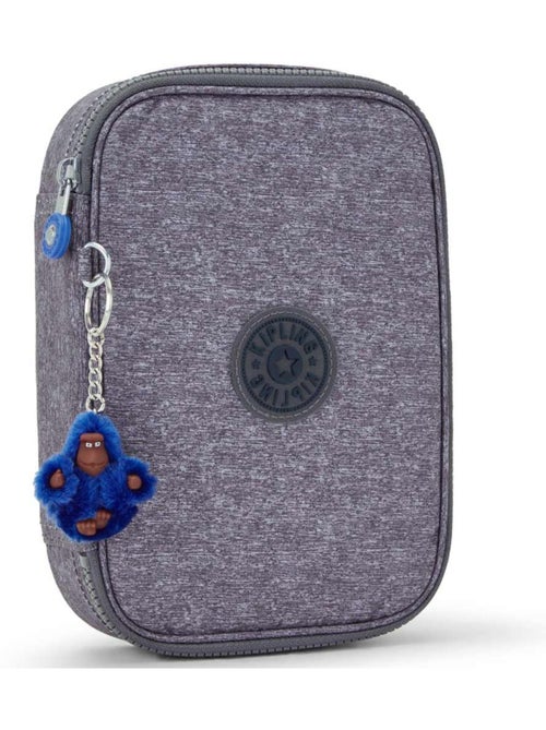 Estuche rectangular con cierre de cremallera kipling 21 cm gris jaspeado - Kiabi Estuche rectangular con cierre de cremallera kipling 21 cm gris jaspeado - Kiabi