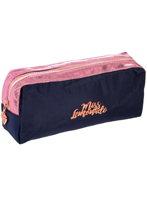 Estuche rectangular con cremallera 21 cm bicolor miss lemonade - Kiabi Estuche rectangular con cremallera 21 cm bicolor miss lemonade - Kiabi