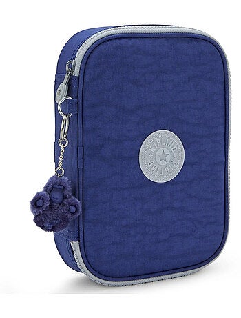 Estuche rectangular con cremallera 'kipling' 26 presillas hasta 100 lápices - kipling