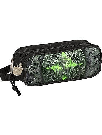 Estuche rectangular doble compartimento transformers - safta