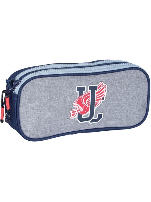 Estuche rectangular 'dynamic' 2 compartimentos con cremallera 22 cm – camps - Kiabi Estuche rectangular 'dynamic' 2 compartimentos con cremallera 22 cm – camps - Kiabi