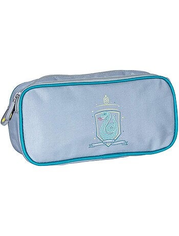 Estuche rectangular 'harry potter slytherin' 2 compartimentos 22 cm