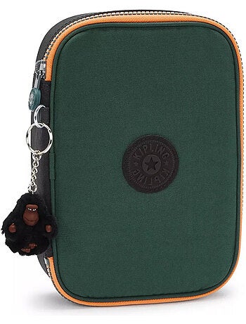 Estuche rectangular kipling 100 pens tree house 21 cm - gran capacidad