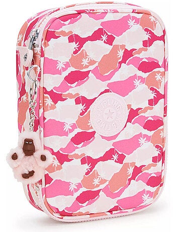 Estuche rectangular kipling de nailon de gran capacidad