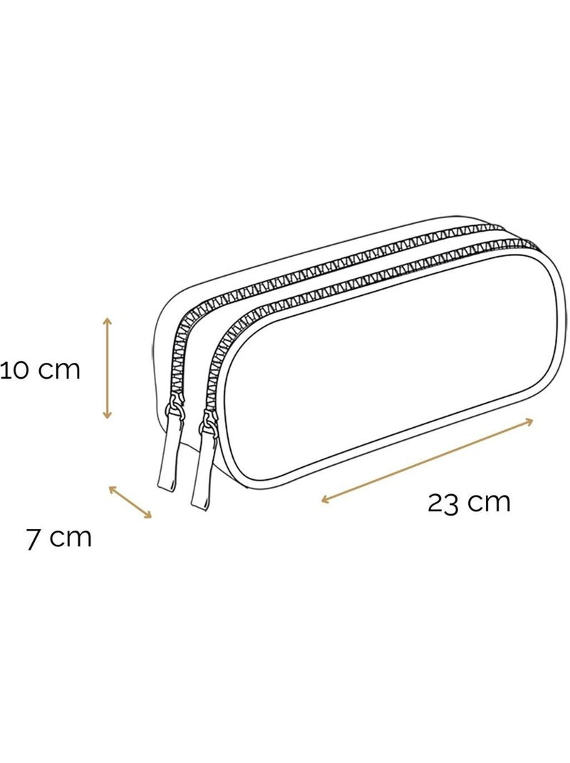 Estuche – rectangular lili lou gato 23 cm Rosa - Kiabi