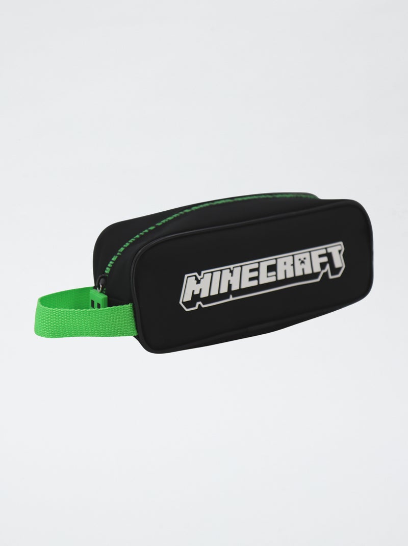 Estuche rectangular 'Minecraft' Negro - Kiabi