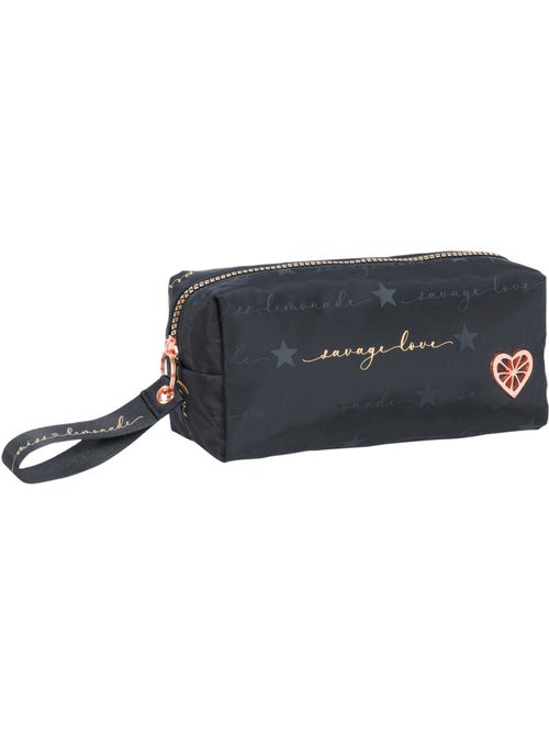 Estuche rectangular miss lemonade sporty de tejido moteado - Kiabi Estuche rectangular miss lemonade sporty de tejido moteado - Kiabi