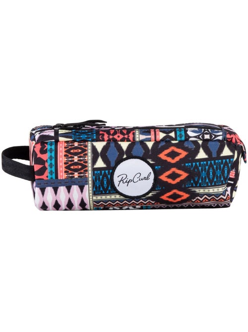 Estuche rectangular rip curl multico 2 compartimentos 21 cm - Kiabi