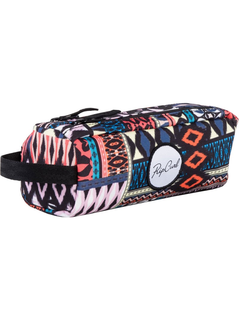 Estuche rectangular rip curl multico 2 compartimentos 21 cm Multicolor - Kiabi