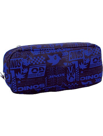 Estuche rectangular sonic 23 cm con 2 compartimentos