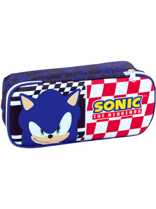 Estuche rectangular sonic 23 cm con 2 compartimentos - Kiabi Estuche rectangular sonic 23 cm con 2 compartimentos - Kiabi