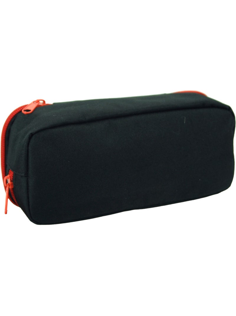 Estuche rectangular spider-man tejido flexible sonic 23 cm 2 compartimentos Negro Rojo - Kiabi