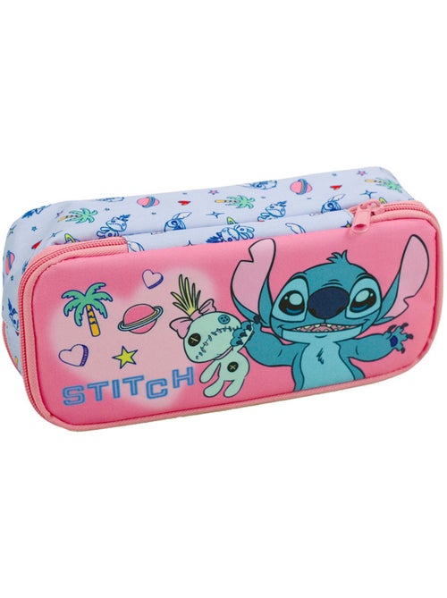 Estuche rectangular stitch vodoo 2 compartimentos con cremallera 23 cm lilo y stitch - Kiabi Estuche rectangular stitch vodoo 2 compartimentos con cremallera 23 cm lilo y stitch - Kiabi