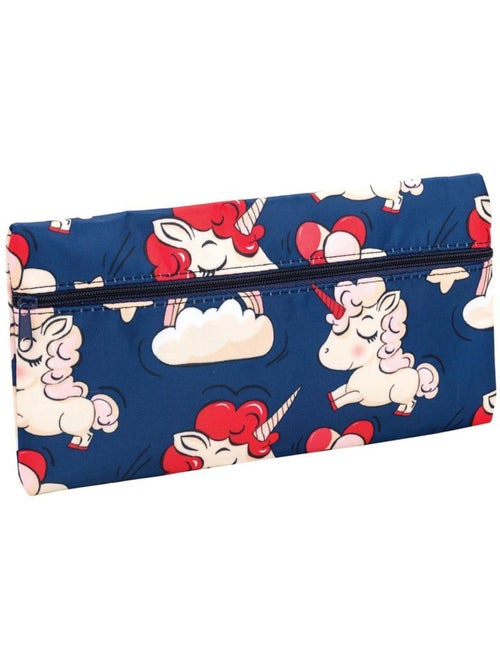 Estuche rectangular unicornio 1 compartimento con cremallera 22 cm - Kiabi Estuche rectangular unicornio 1 compartimento con cremallera 22 cm - Kiabi