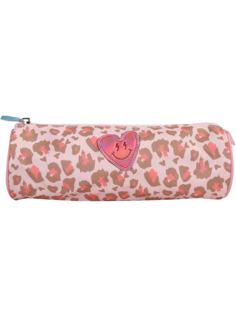 Estuche – redondo – 22 cm – kip Rosa/Blanco - Kiabi