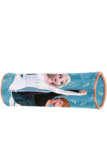 Estuche redondo elsa frozen de lona paso