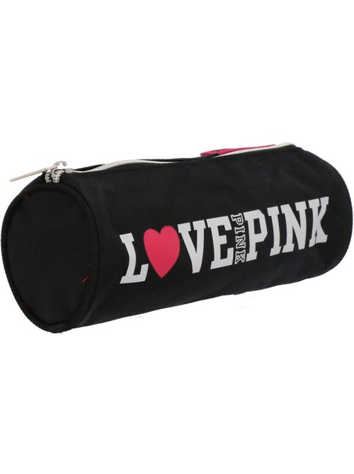 Estuche redondo escolar cmp love pink - cierre de cremallera 22 cm - Kiabi Estuche redondo escolar cmp love pink - cierre de cremallera 22 cm - Kiabi