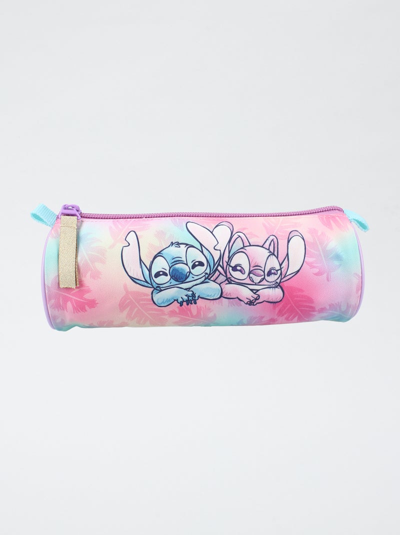 Estuche redondo estampado 'Stitch' Rosa - Kiabi