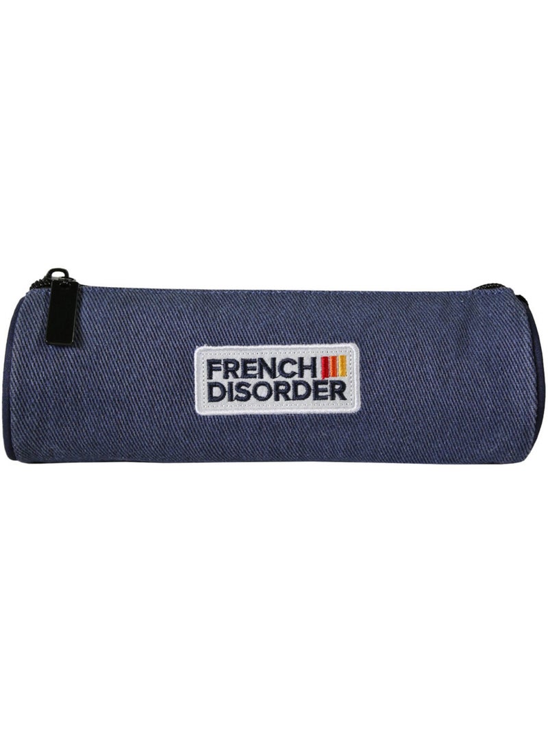 Estuche – redondo french disorder – 22 cm – cmp Azul oscuro - Kiabi