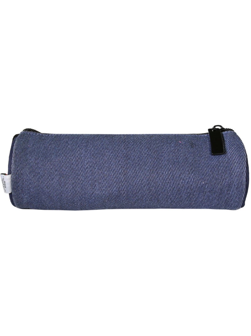 Estuche – redondo french disorder – 22 cm – cmp Azul oscuro - Kiabi